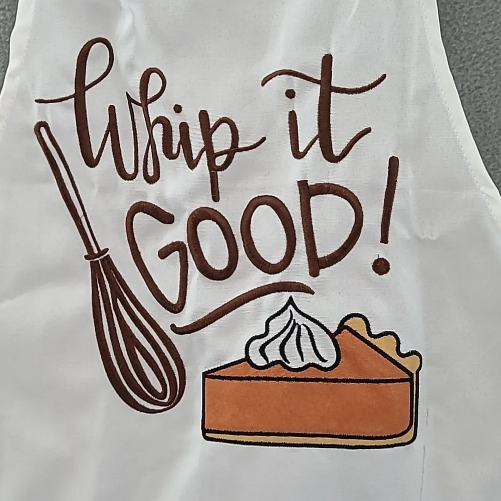 HOBBY LOBBY Embroidered Whip It Good‎ Apron